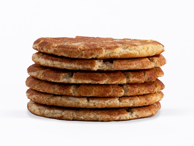 Our Snickerdoodle Classic is a savory treat for the senses. The aroma of our cinnamon-sugar coating, which is deeply baked into our buttery cookie base, is pure heaven and makes people happy. Sweet, slightly spiced, and crispy on the edge, our Snickerdoodle is also soft and chewy.