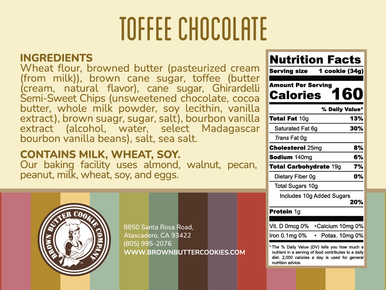 Toffee Chocolate Half Dozen
